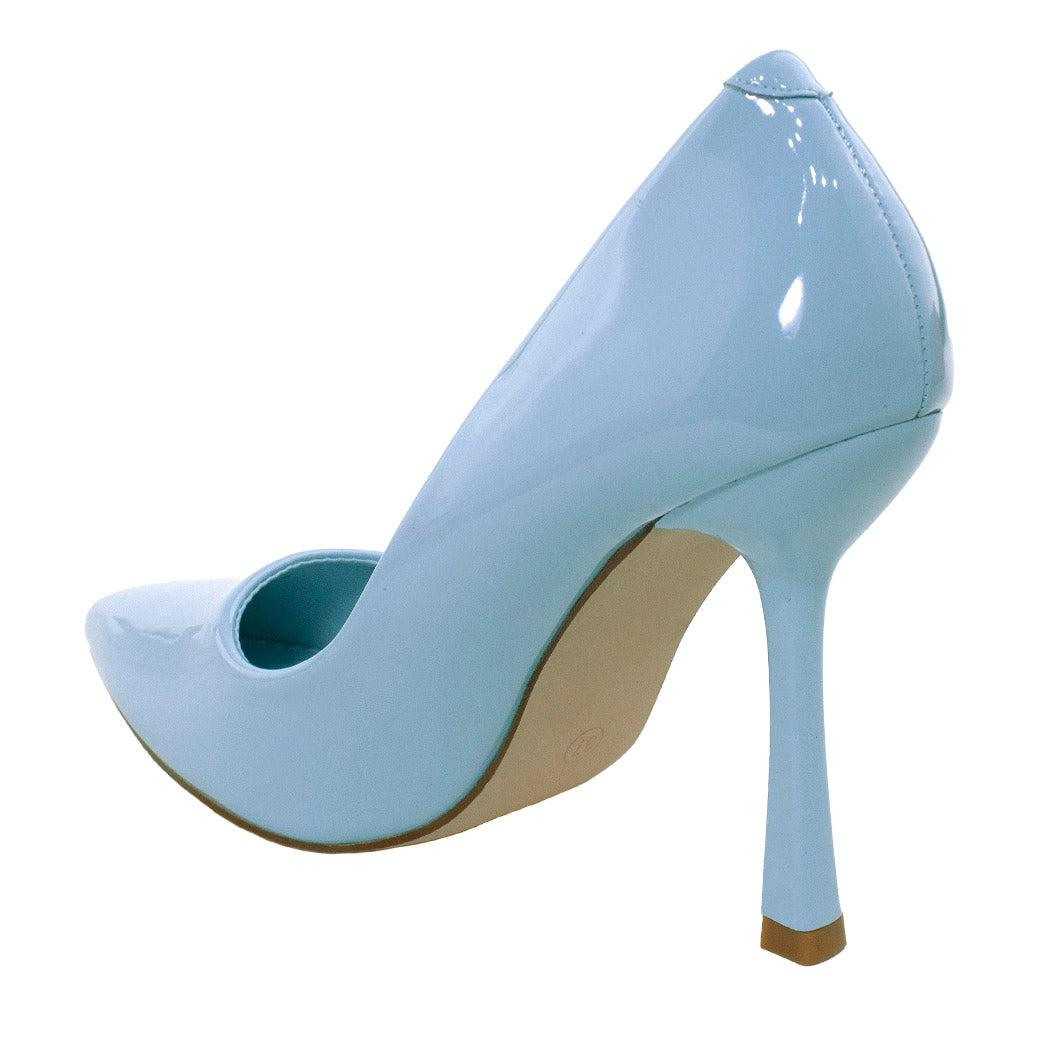Light Blue authorized Satin High Heel Wedding
