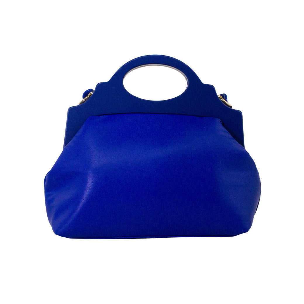 Cartera manilla y cadena Azul Rey – Mailea